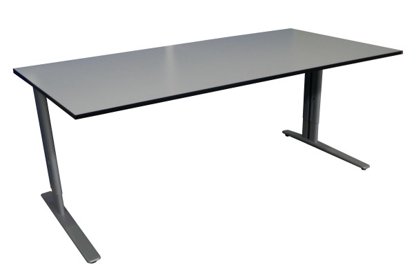 Gebrauchter BlaHa Schreibtisch - System: Typ 8 - Grau